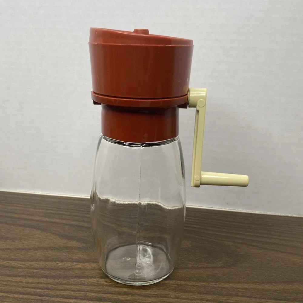 VTG GEMCO Glass Nut Mill Grinder Crusher Spice Plastic Top Chopper USA 5